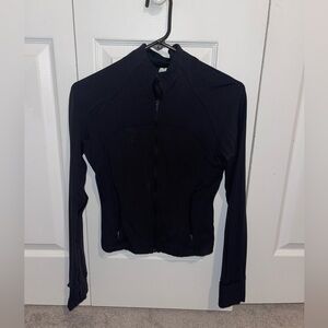 Black Lululemon cropped define jacket